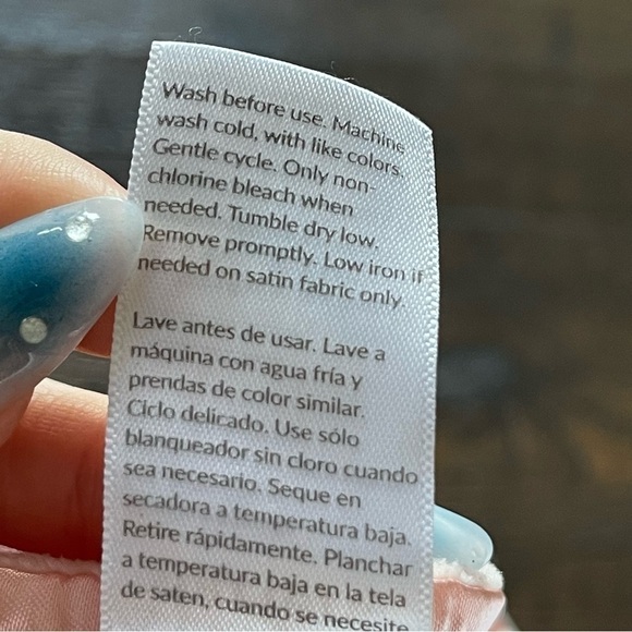 Baby Starters Pink “Be Happy” Unicorn Satin Rattle Security Blanket Lovey - Picture 7 of 7